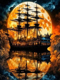 Puzzle Adulte Voilier sous la Lune – 500 à 2000 Pièces