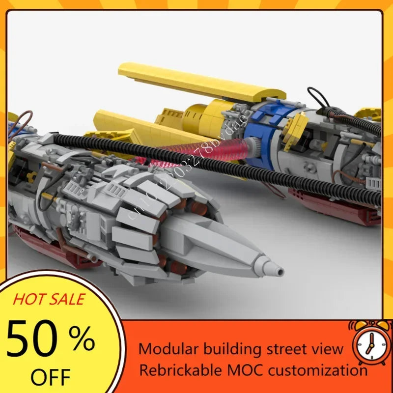 Vaisseau spatial MOC à construire – 3 252 pièces – Modèle de collection