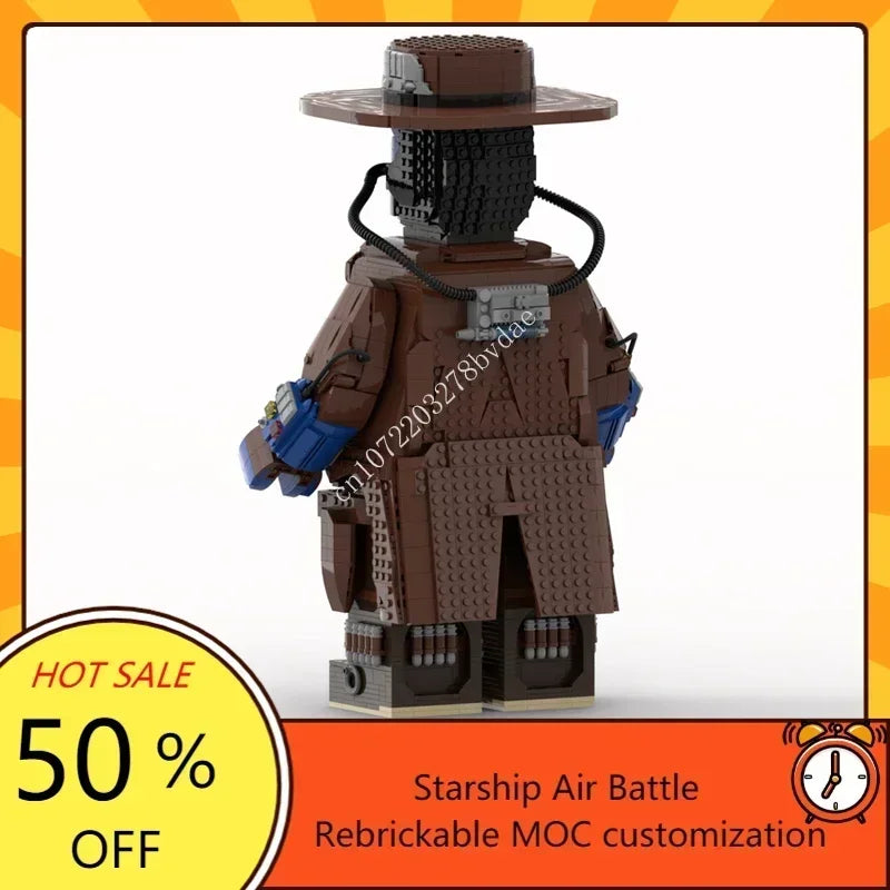 Figurine Cad Bane MOC en briques – Modèle de collection à construire