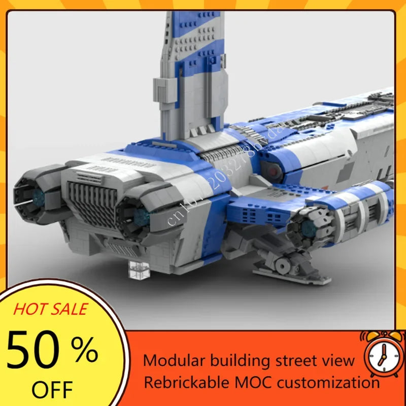 Vaisseau spatial MOC Stinger Mantis – Kit de construction 4 726 pièces