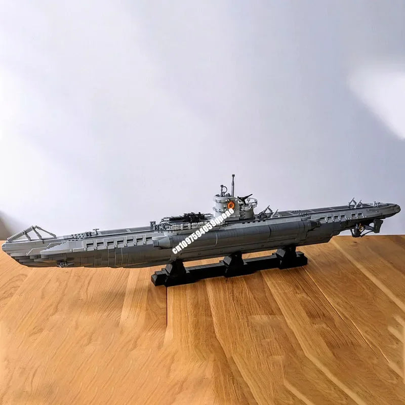 Sous-marin à Construire – 4 565 Pièces | Maquette en Briques