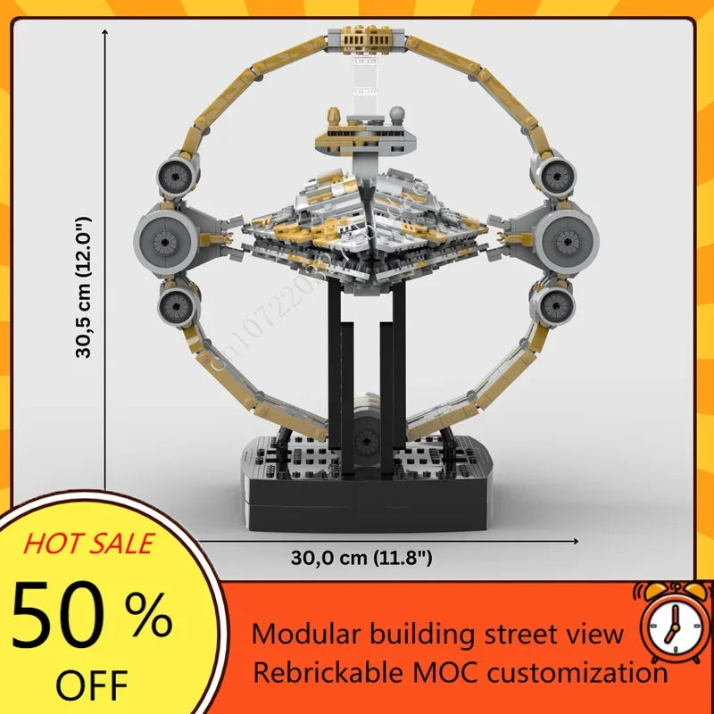 Collection spatiale MOC – Vaisseaux et station de combat à construire