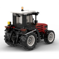 Tracteur agricole rouge en briques de construction – Modèle MOC 317 pièces