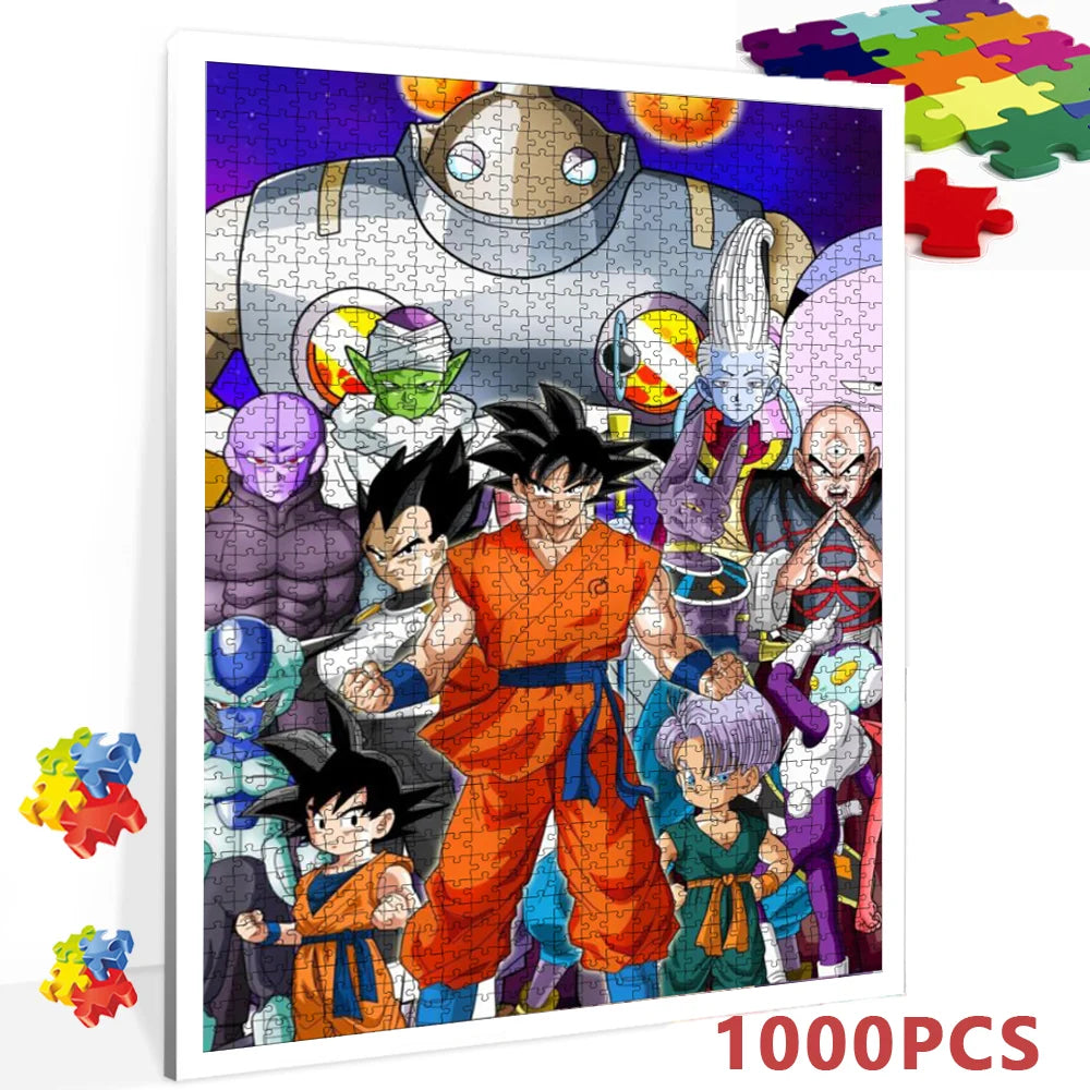 Puzzle Dragon Ball 1000 Pièces – Personnages Emblématiques – Puzzle Adulte & Manga