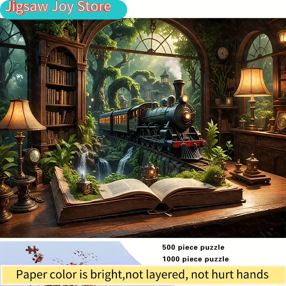 Puzzle adulte 500 ou 1000 pièces – Jeu de patience et de détente
