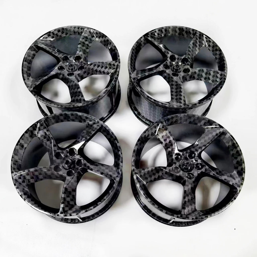 Accessoires effet fibre de carbone pour voitures MOC – Pièces de personnalisation