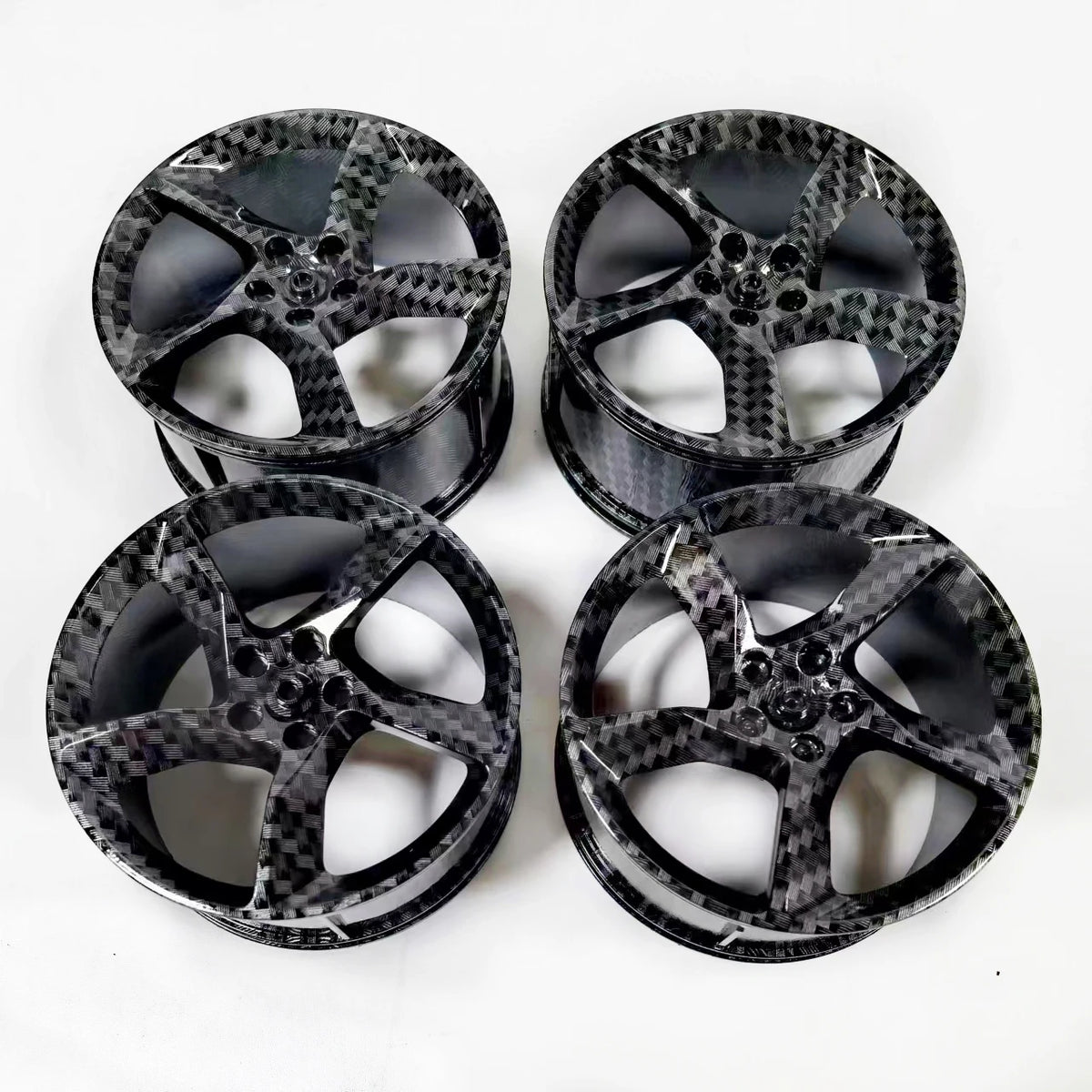 Accessoires effet fibre de carbone pour voitures MOC – Pièces de personnalisation