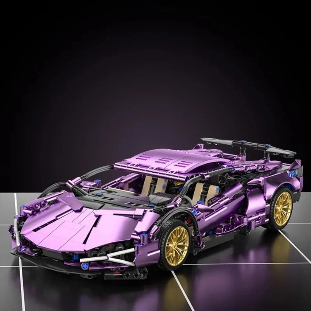 Back-to-school Gifts,Model Car Assembly Kit, DIY Model Assembly,Super Sports Car Sets, Technology Sports Car Model 1:14 Racing Car Model,  DIY Assembly Toy Creative Gift