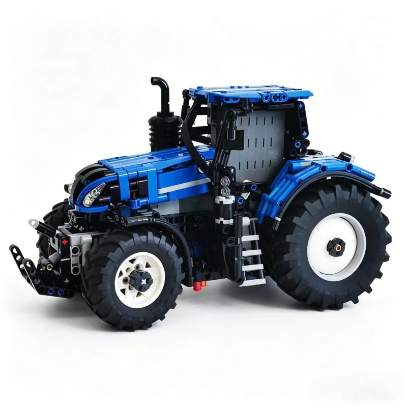 Tracteur agricole bleu à construire – Kit MOC 1092 pièces