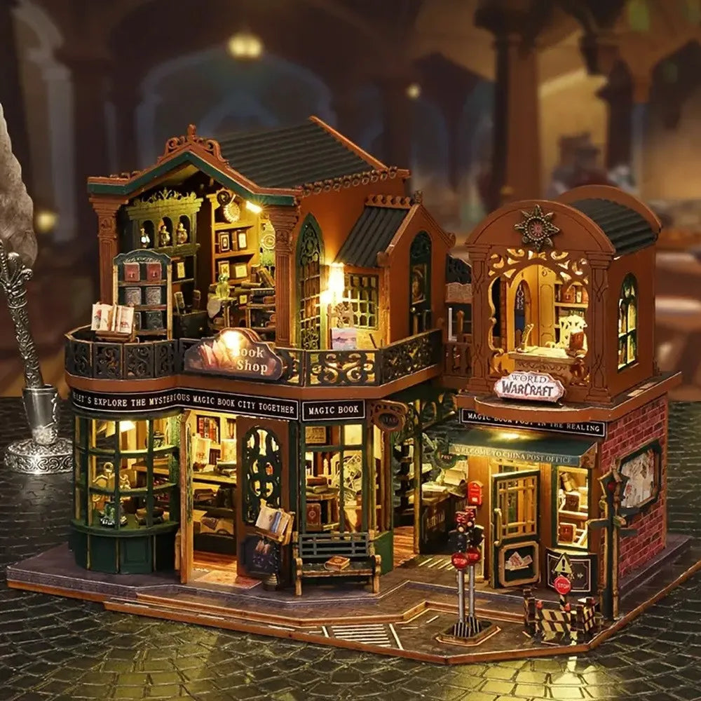 Maison Miniature 3D en Bois à Construire