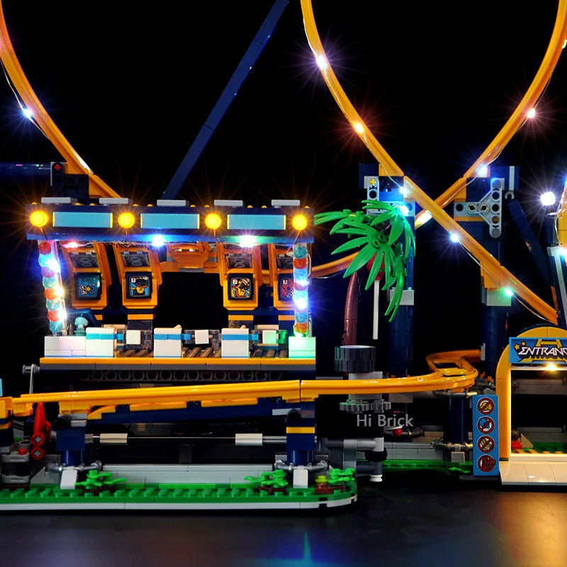 Kit LED + Moteur pour Montagnes Russes en briques