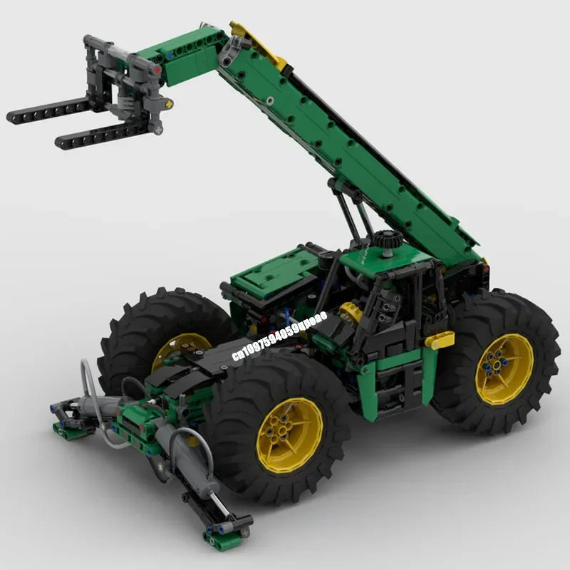 Tracteur Télescopique à Construire – 1156 Pièces | Jeu de Construction Technique