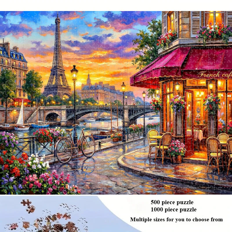 Puzzle Rue de Paris – 1000 pièces – Adulte