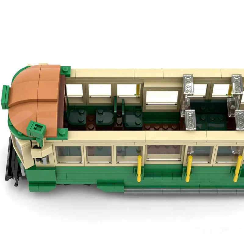 Tramway Urbain Rétro – Kit de Construction MOC 635 Pièces