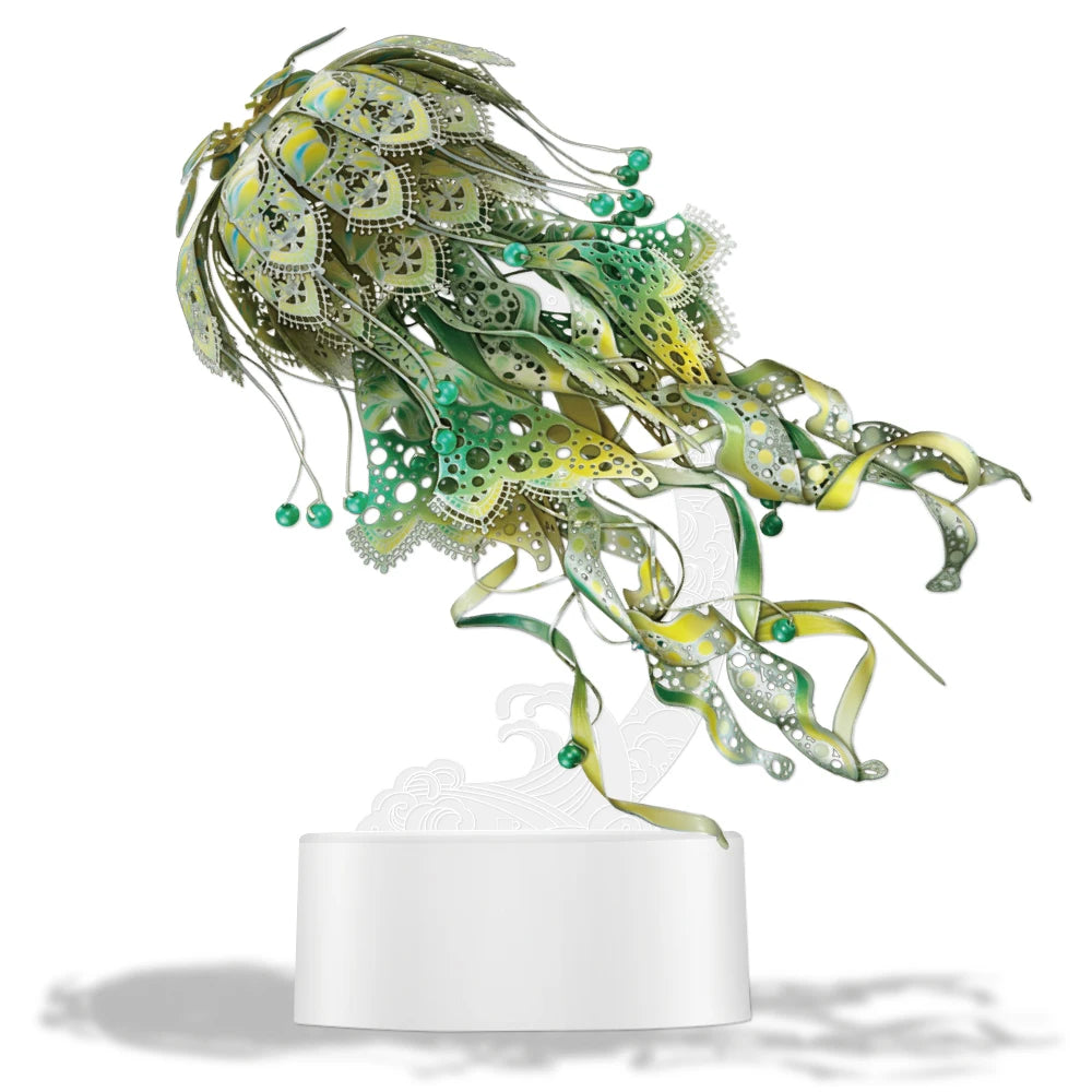Méduse Colorée Piececool – Puzzle 3D en Métal à Construire