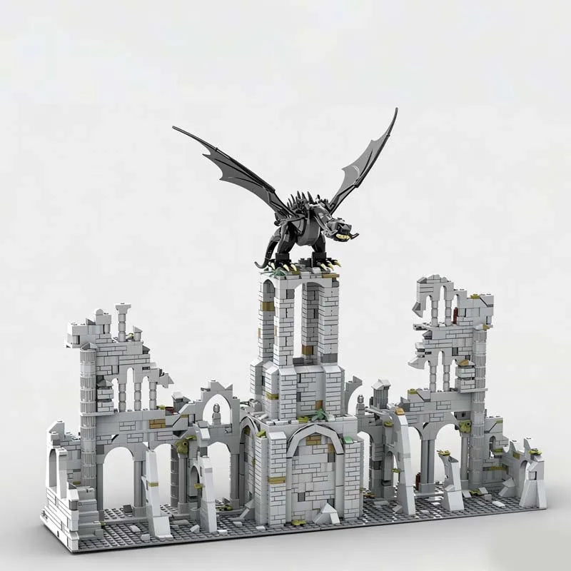 Forteresse Fantastique en Briques – 1662 Pièces – Construction MOC 14+