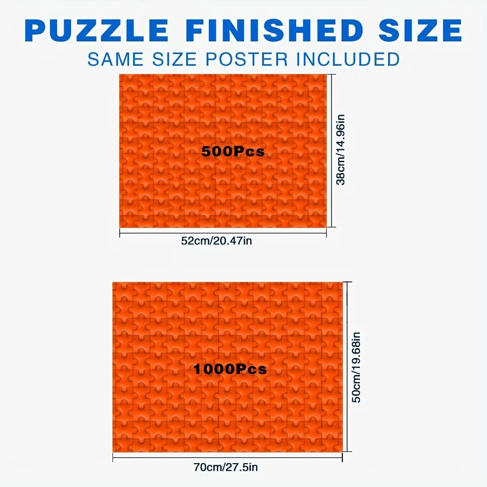 Puzzle Rétro Américain – Voiture Vintage – 500 à 2000 pièces