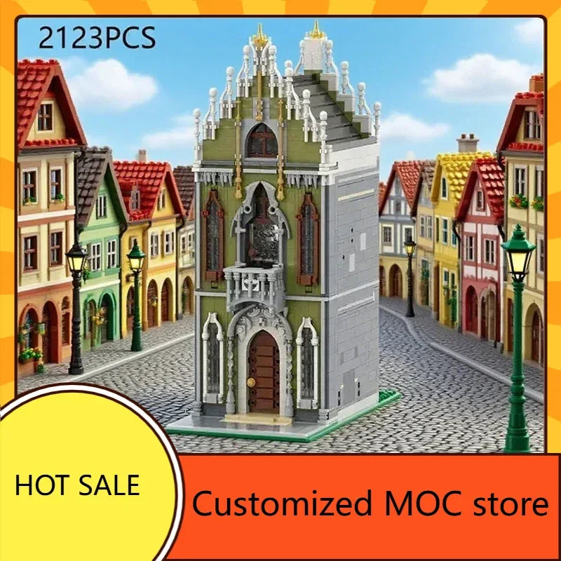 Maison funéraire gothique MOC – 2123 pièces – Construction modulaire 14+