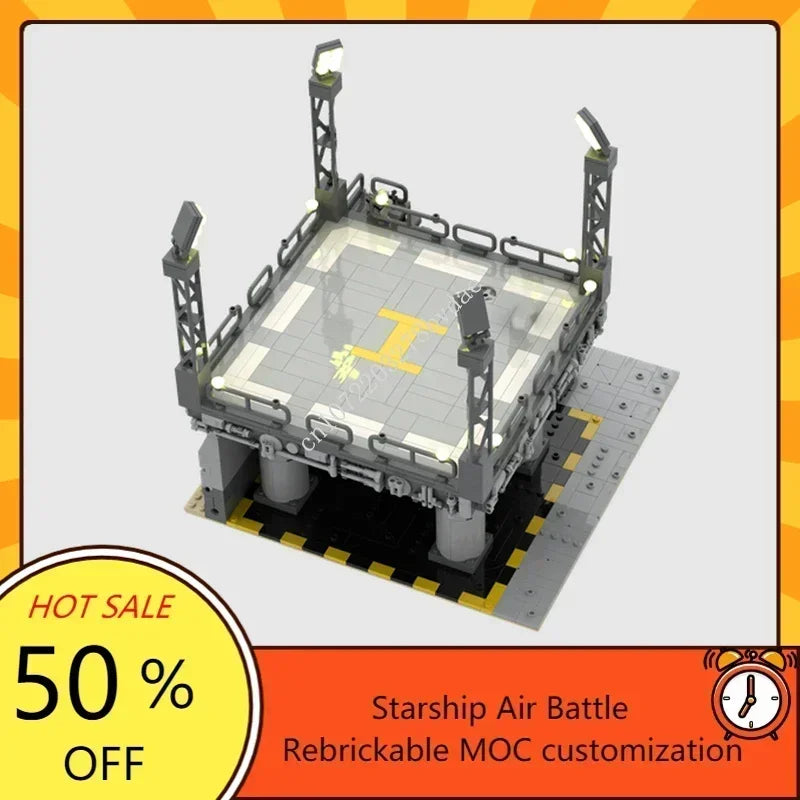 Base spatiale MOC – Maquette de construction 1900 pièces – Défi expert 14+