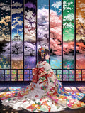 Puzzle Japonais Femme en Kimono – 500 à 2000 Pièces – Portrait & Décoration