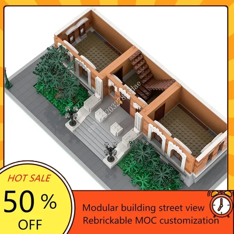 Tour de l’horloge modulaire MOC – Jeu de construction de 4 522 pièces