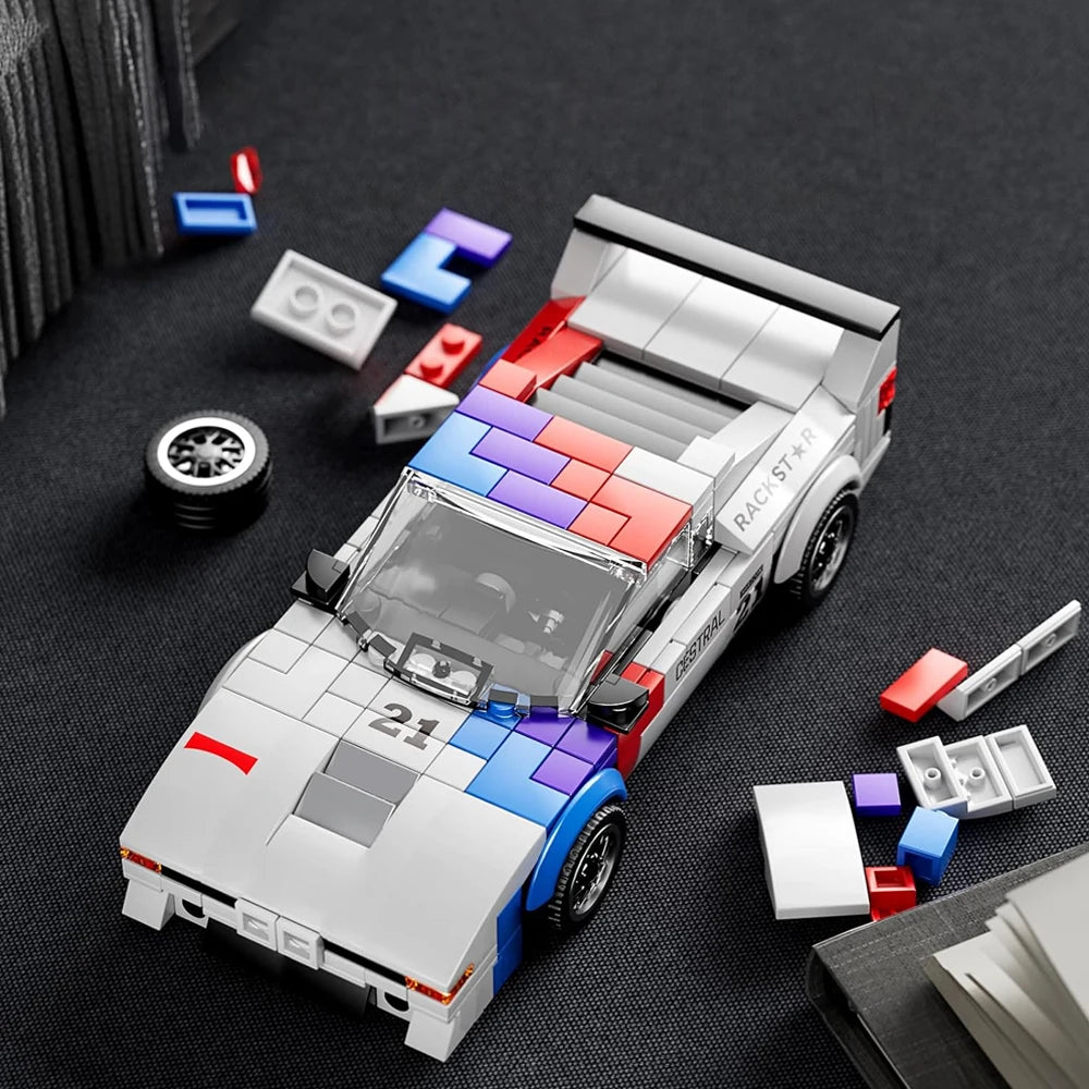 🏎️ Voiture de Course – Kit de Construction 363 Pièces avec Vitrine