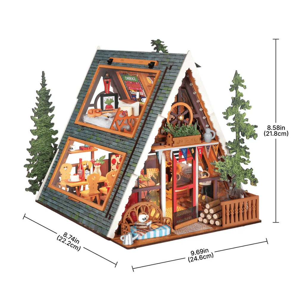 Maison Miniature 3D en Bois à Construire