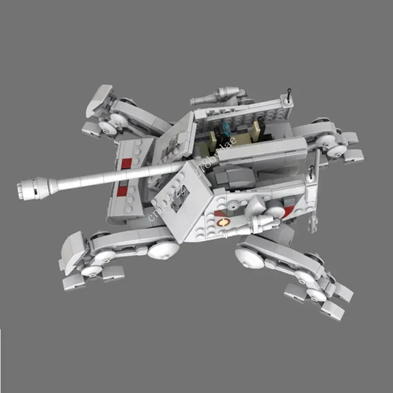 Marcheur d’artillerie futuriste en briques MOC – 644 pièces – Modèle à construire