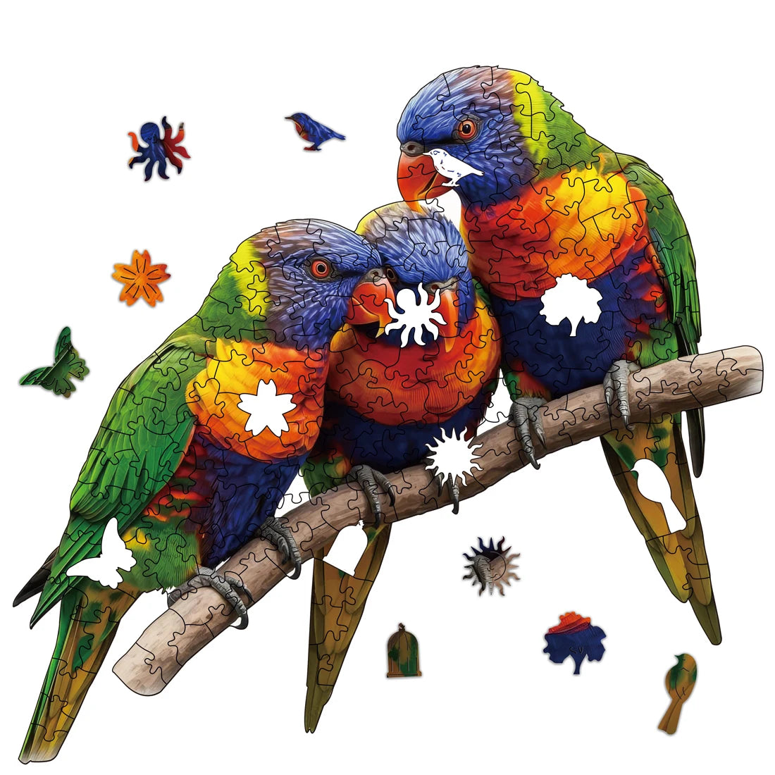 Puzzle en bois animaux – Pièces originales et illustrations colorées