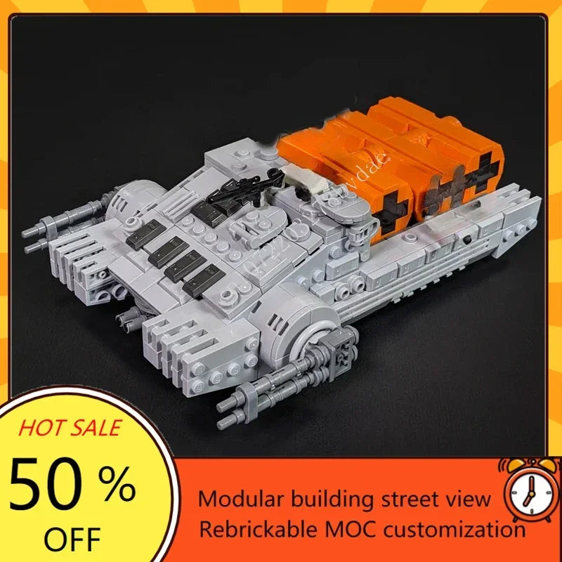 Véhicule blindé futuriste à construire – Kit MOC 722 pièces
