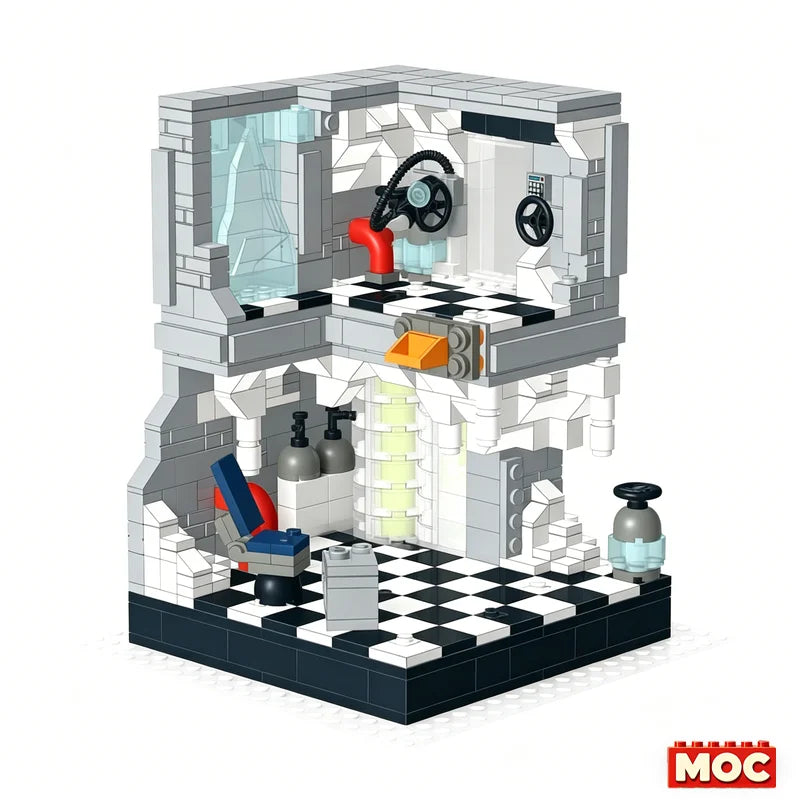 Laboratoire futuriste à construire – Kit MOC 621 pièces