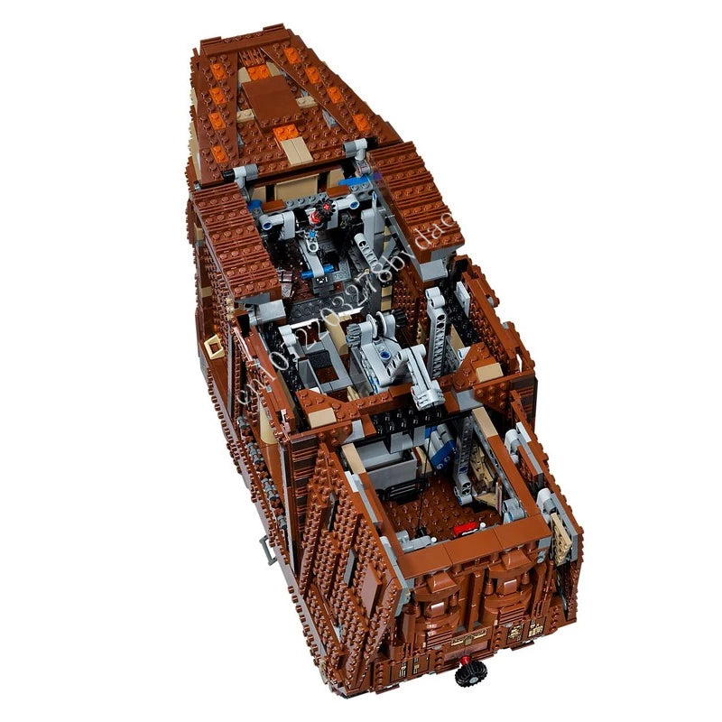 Maquette Sandcrawler – 3296 Pièces | Véhicule Spatial MOC à Construire