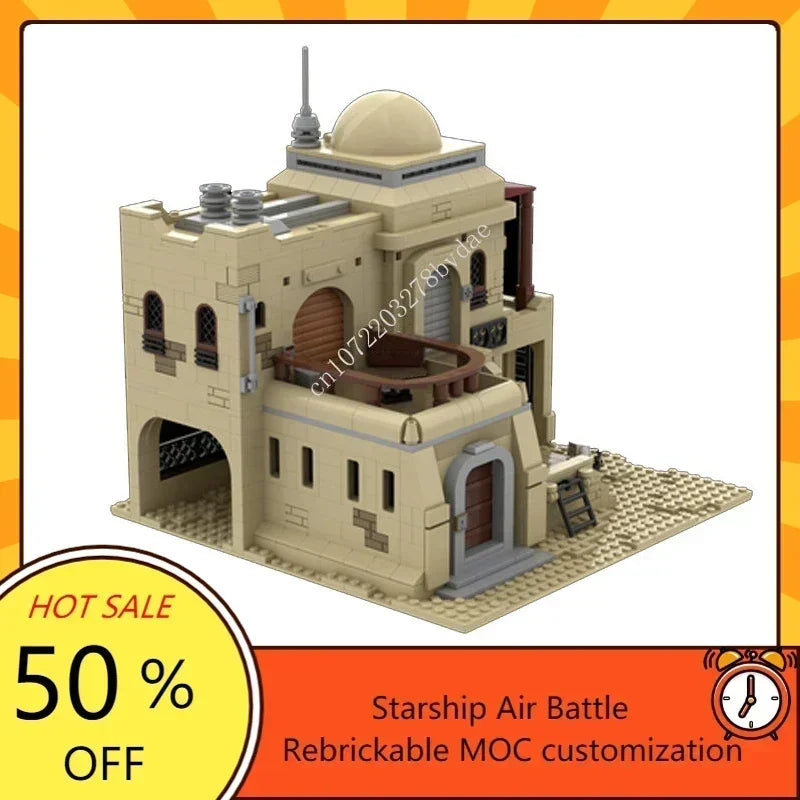 Villa du désert – Maquette en briques 1 207 pièces | Construction MOC