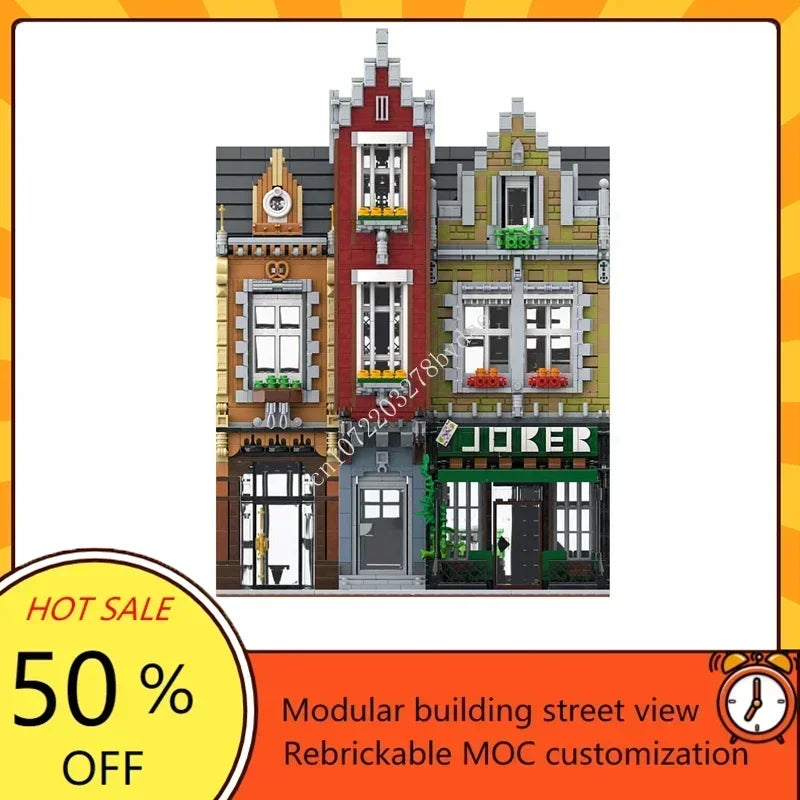 🏙️ Pub Urbain MOC – Kit de Construction 3450 Pièces