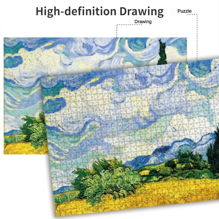 Puzzle Van Gogh 1000 Pièces – Peinture Célèbre – MaxRenard