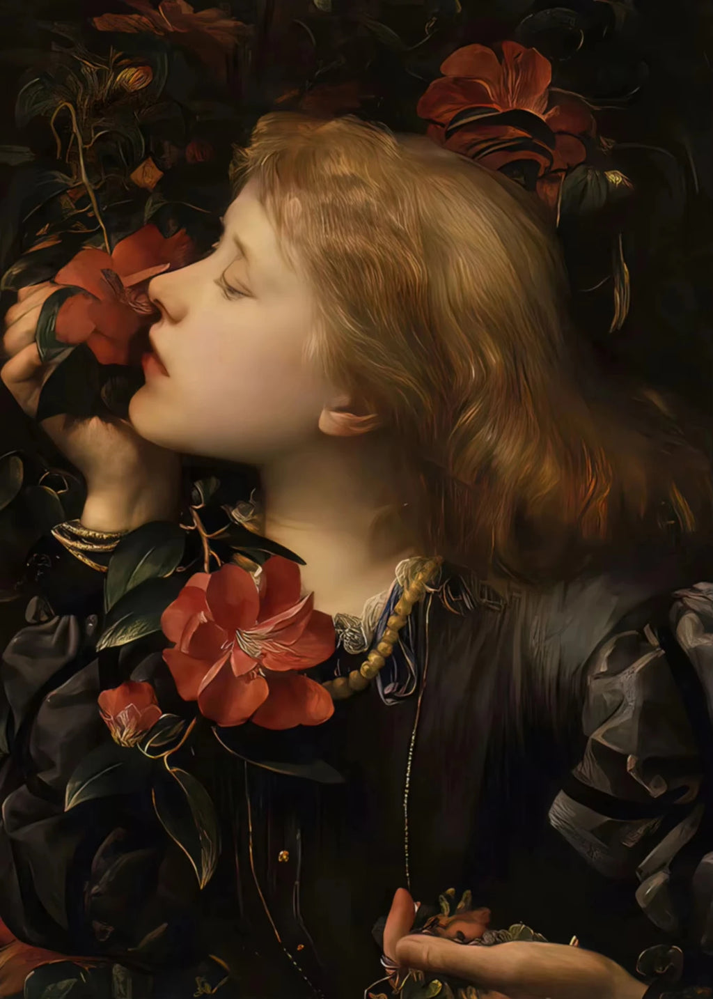 Puzzle Portrait de Femme Baroque – Ange Déchu – 1000 Pièces