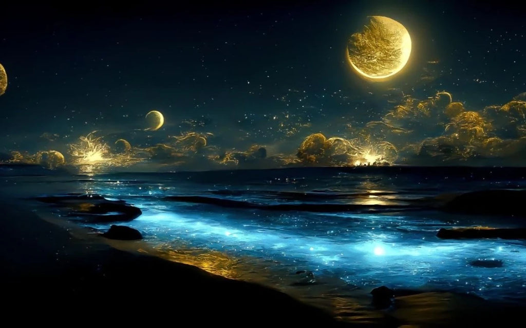 Puzzle Rivière Lumineuse au Clair de Lune – 500 à 2000 pièces – Adulte