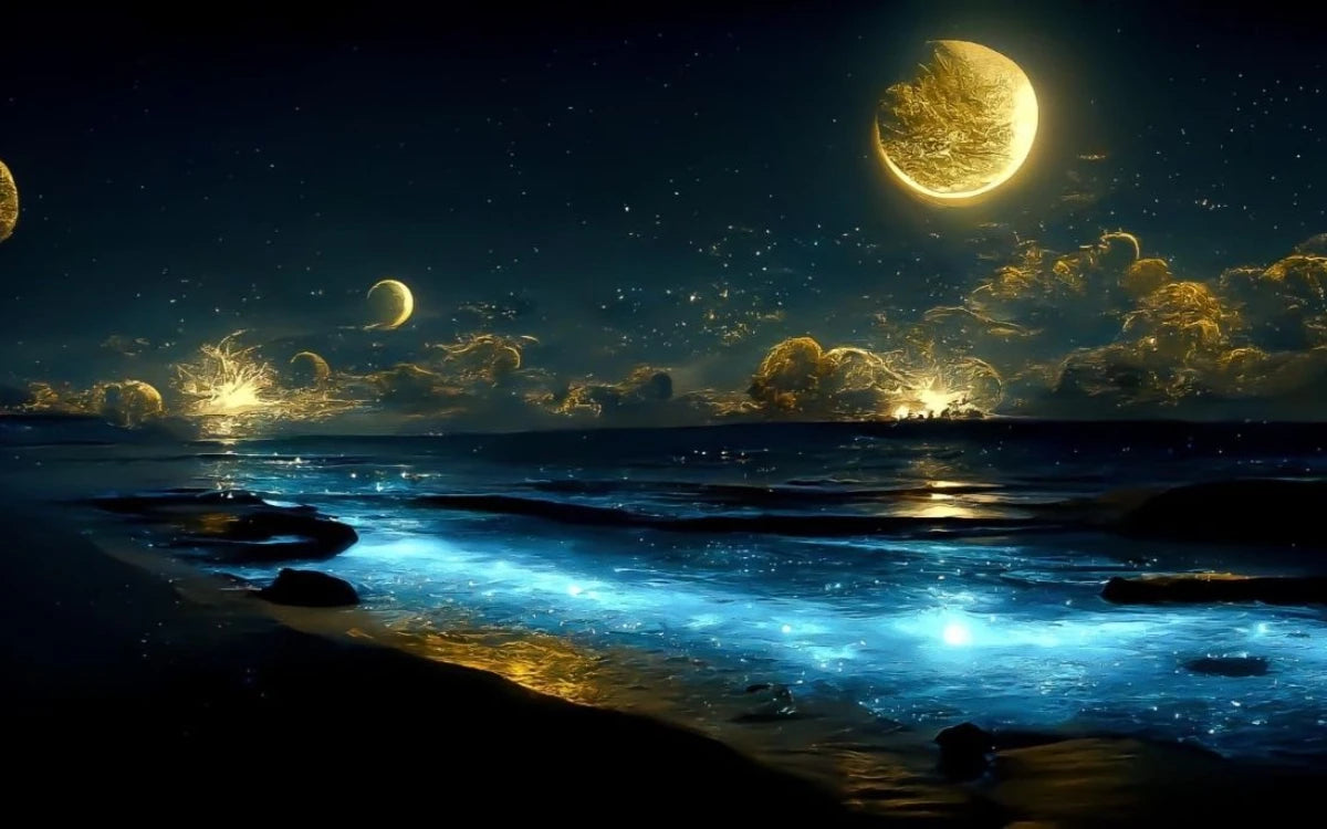 Puzzle Rivière Lumineuse au Clair de Lune – 500 à 2000 pièces – Adulte