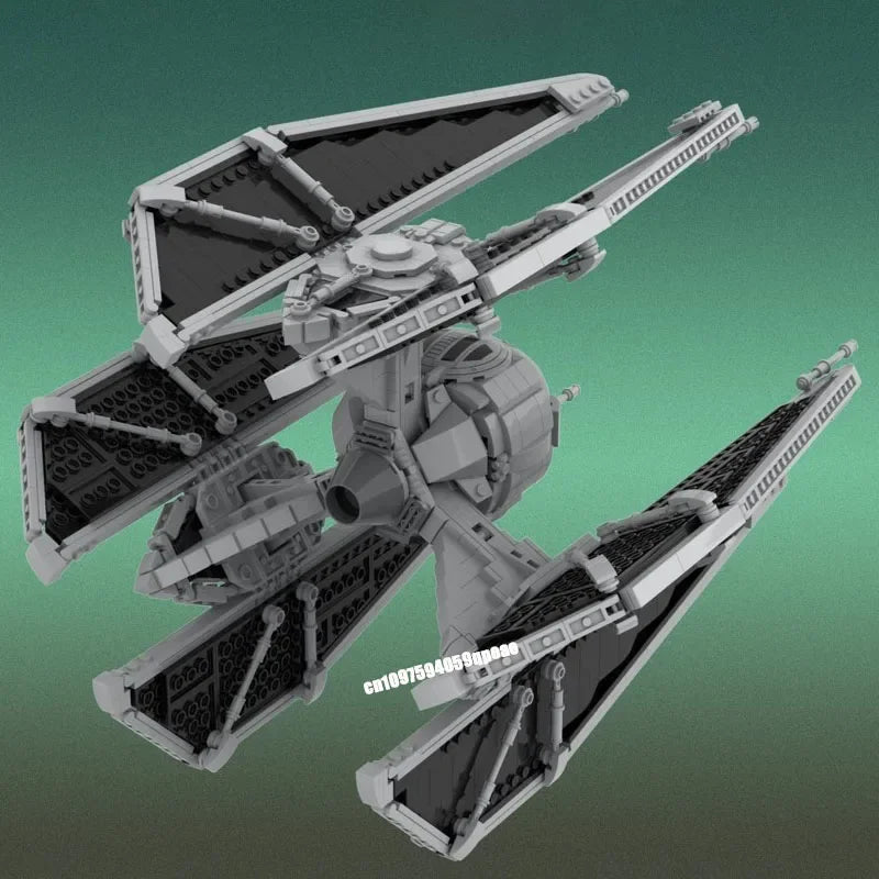 Chasseur spatial TIE Defender en briques – 1570 pièces – Modèle MOC à construire
