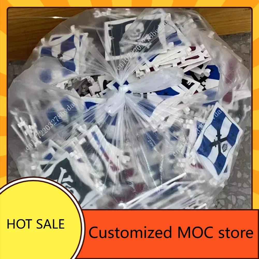 1440PCS MOC Sabre Island Anno Domini Navy Barracuda Bay Defensive Fortress Pirate Puzzles Birthday Part Kids Toys Christmas Gift