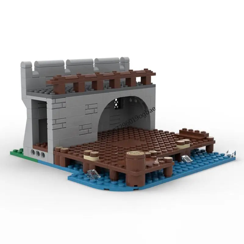 Port Médiéval des Chevaliers du Lion MOC – 2803 pièces
