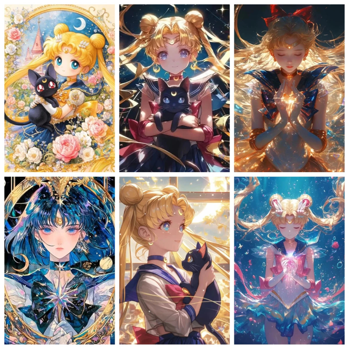 Puzzle Sailor Moon – Anime Classique | 500 à 2000 Pièces | Puzzle Manga pour Adultes et Adolescents