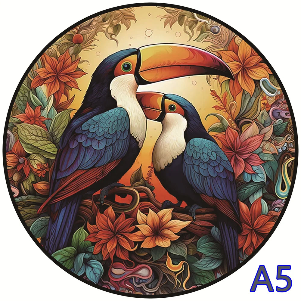 Puzzle 3D en bois – Animaux fantastiques colorés à assembler