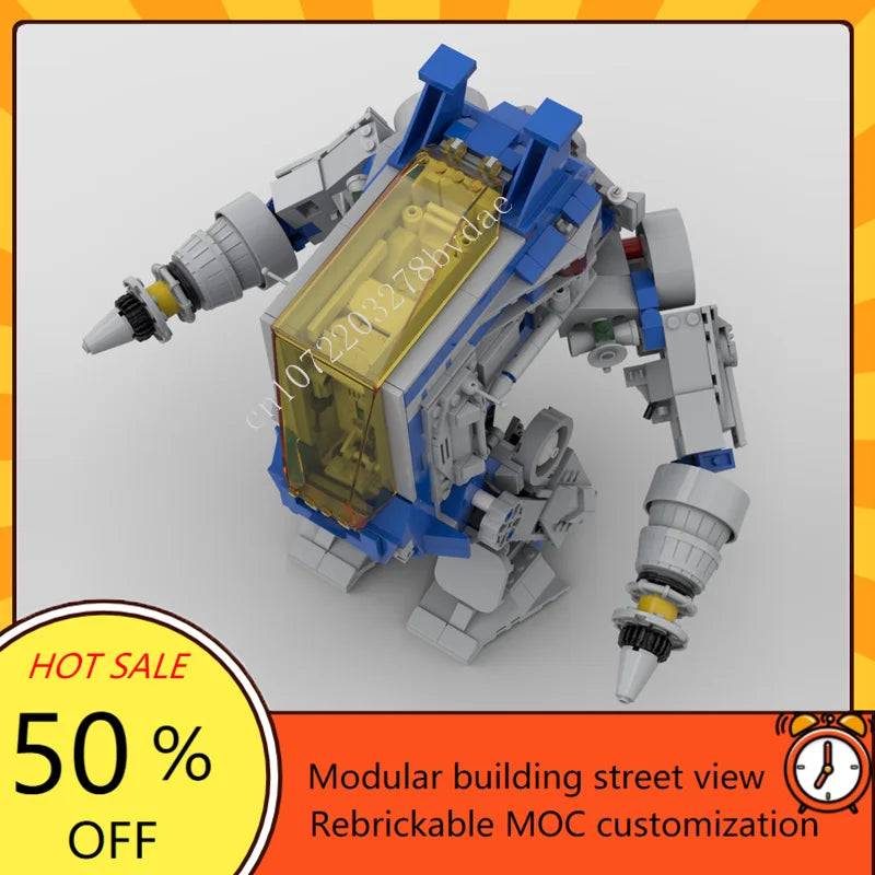 Robot mineur spatial MOC – 856 pièces – Kit de construction en briques