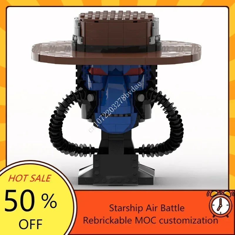 Figurine Cad Bane MOC en briques – Modèle de collection à construire