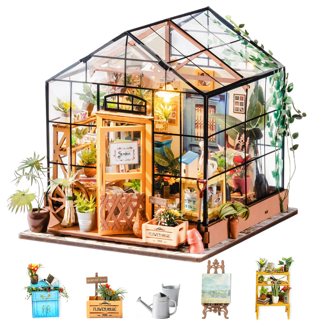 Serre Miniature DIY en Bois