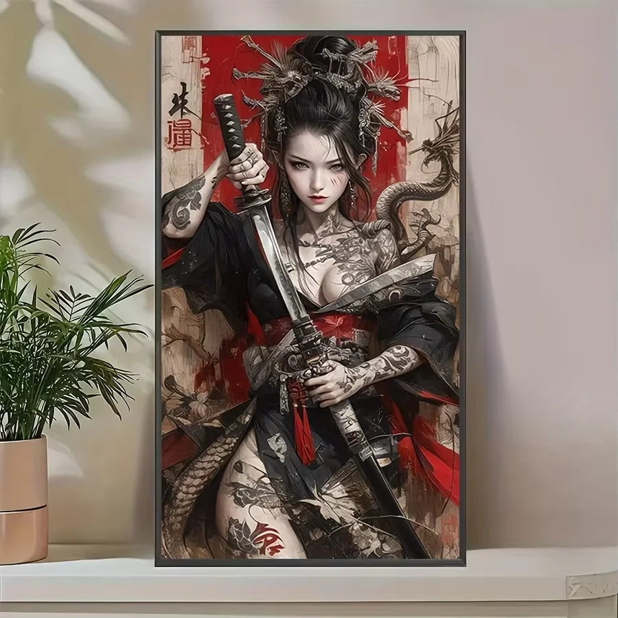 Puzzle Samouraï au sabre – Jeu de réflexion pour adultes & ados