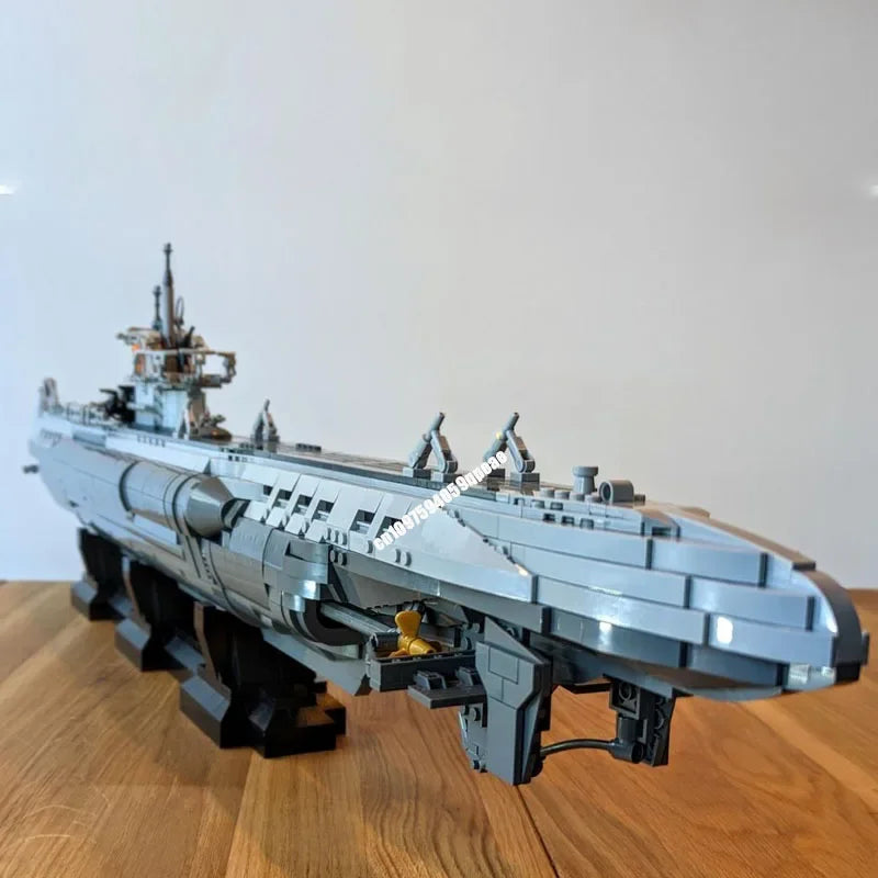 Sous-marin à Construire – 4 565 Pièces | Maquette en Briques