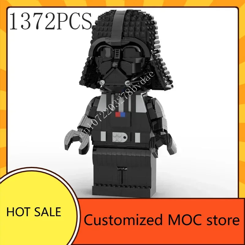 Figurine de guerrier spatial en briques – Kit de construction MOC