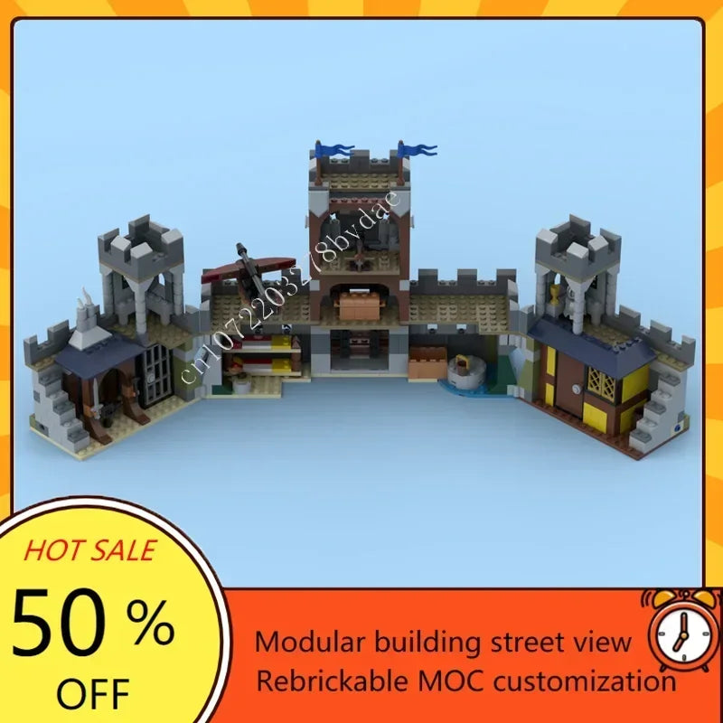 Château médiéval du Faucon – Kit de construction MOC 910 pièces